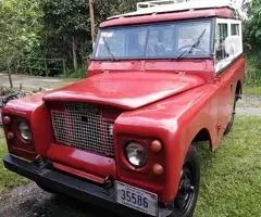 Vehículo Land Rover 1970