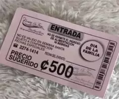 Ticket Entrada Para El Balneario De Patarra